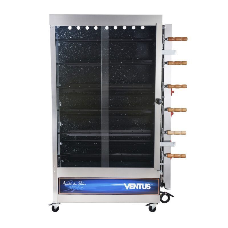 Asador de Pollos a Gas 6 Espadas PR-634N VENTUS