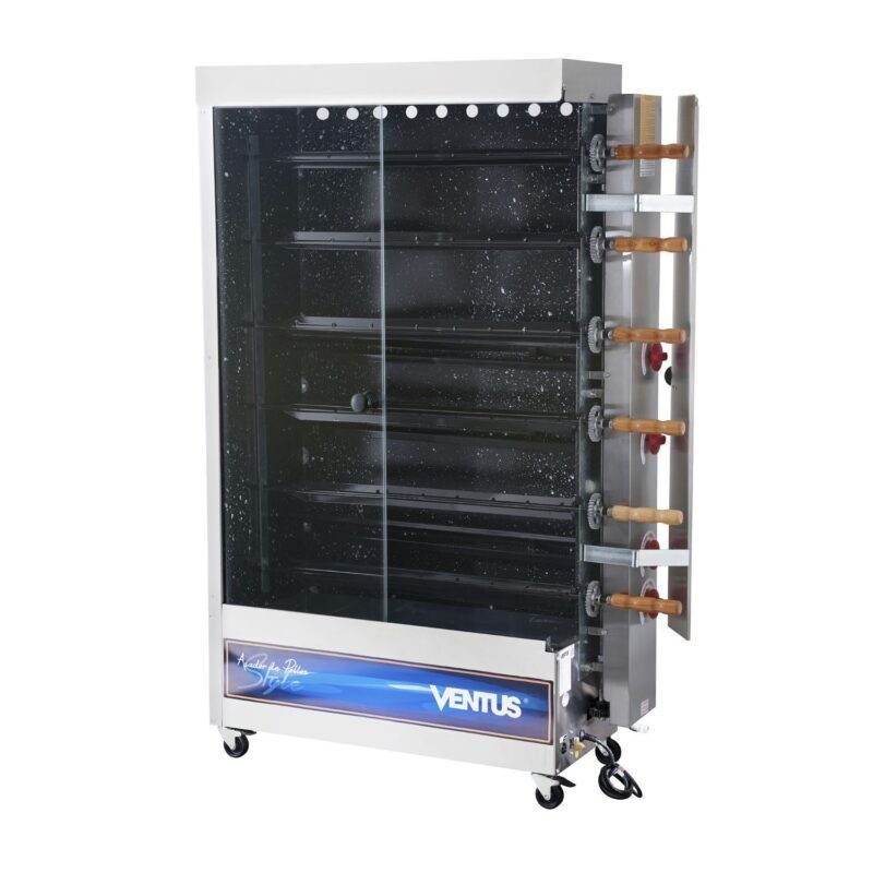 Asador de Pollos a Gas 6 Espadas PR-634N VENTUS