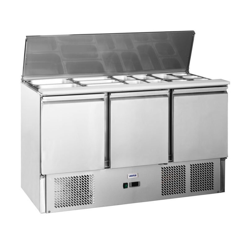 Mesón Saladette Acero VMRSL-385 BENEFIT VENTUS