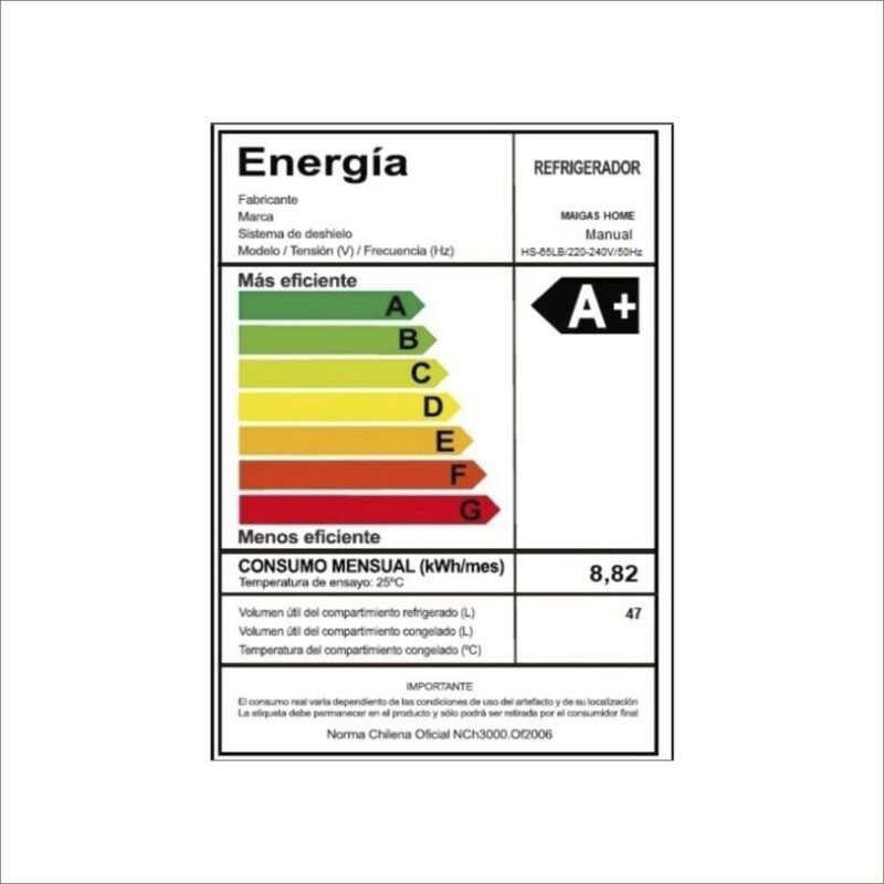 Frigobar HS-121LB MAIGAS