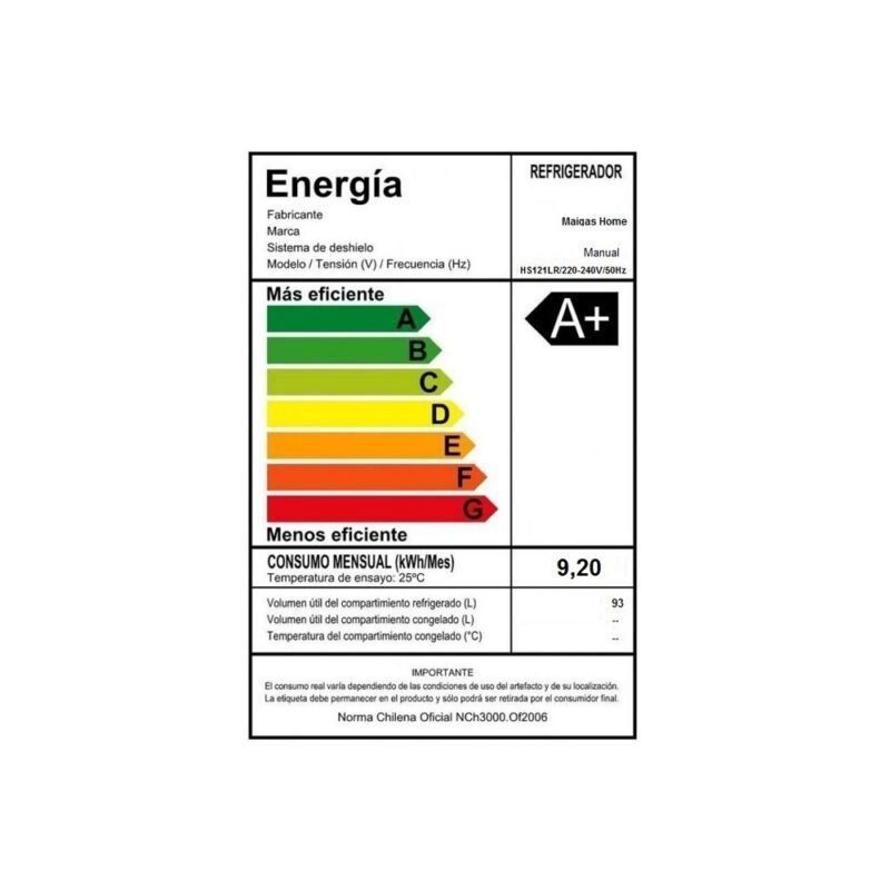 Frigobar HS-121LR MAIGAS