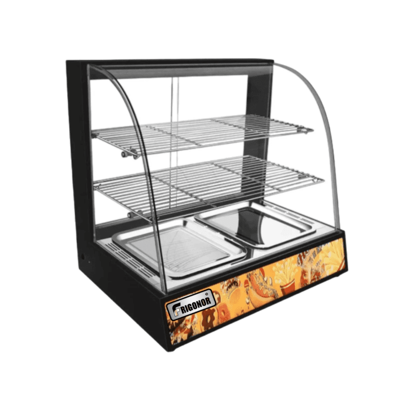 Vitrina de Calor NEGRO 2 Bandejas FRIGONOR