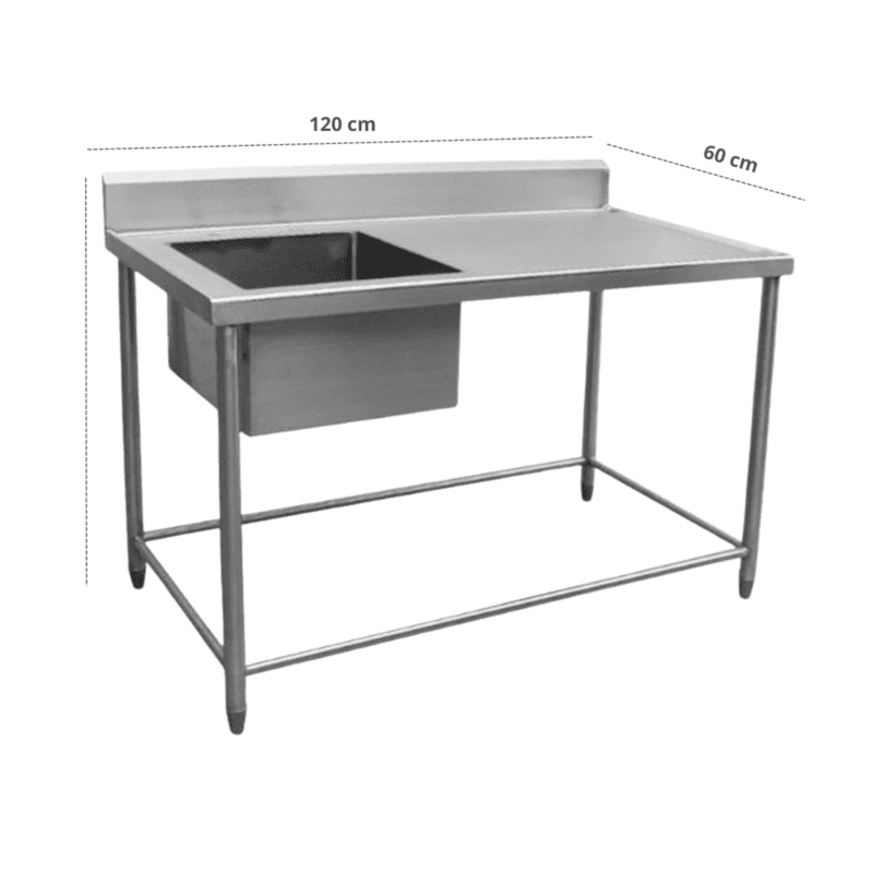 MEDIDAS Lavafondo 1 Taza Secador Derecho 120 cm ITA