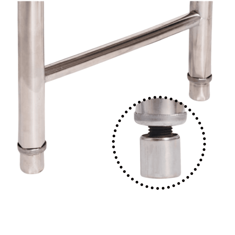 PATAS LAVAFONDO SD 140CM ITA AC. INOX