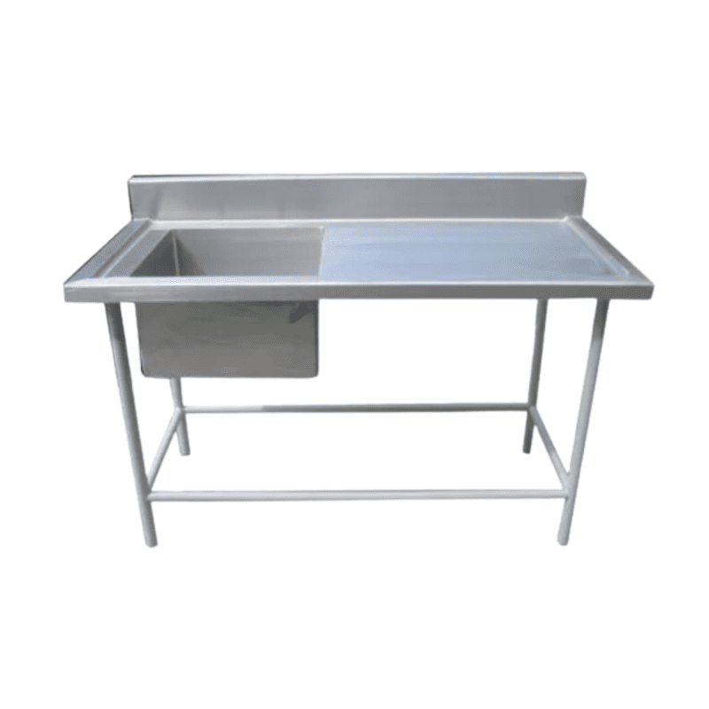 FRONTAL LAVAFONDO SD 140CM ITA AC. INOX